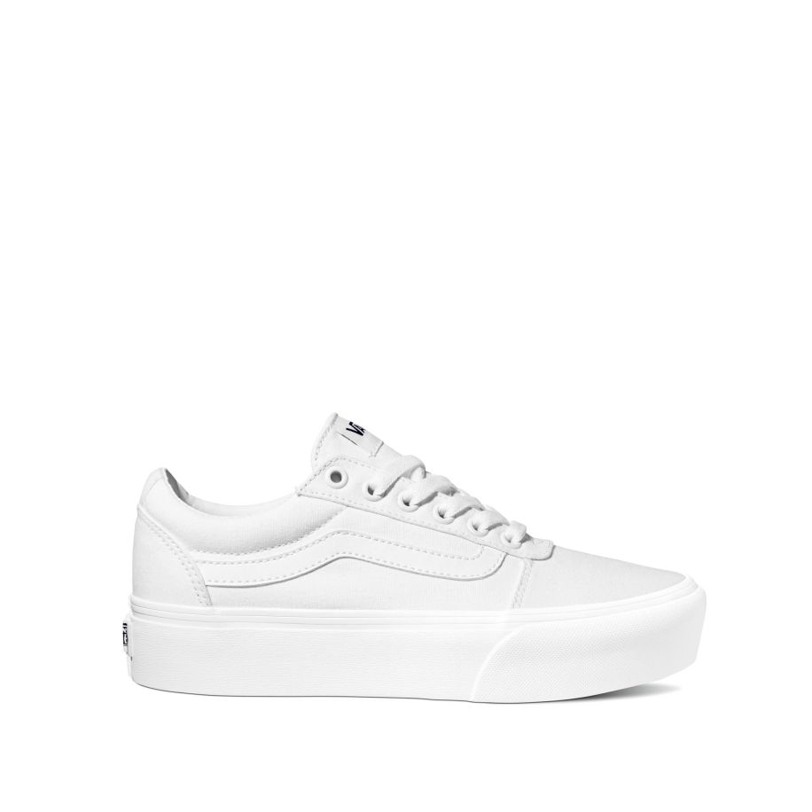 vans platform blanche